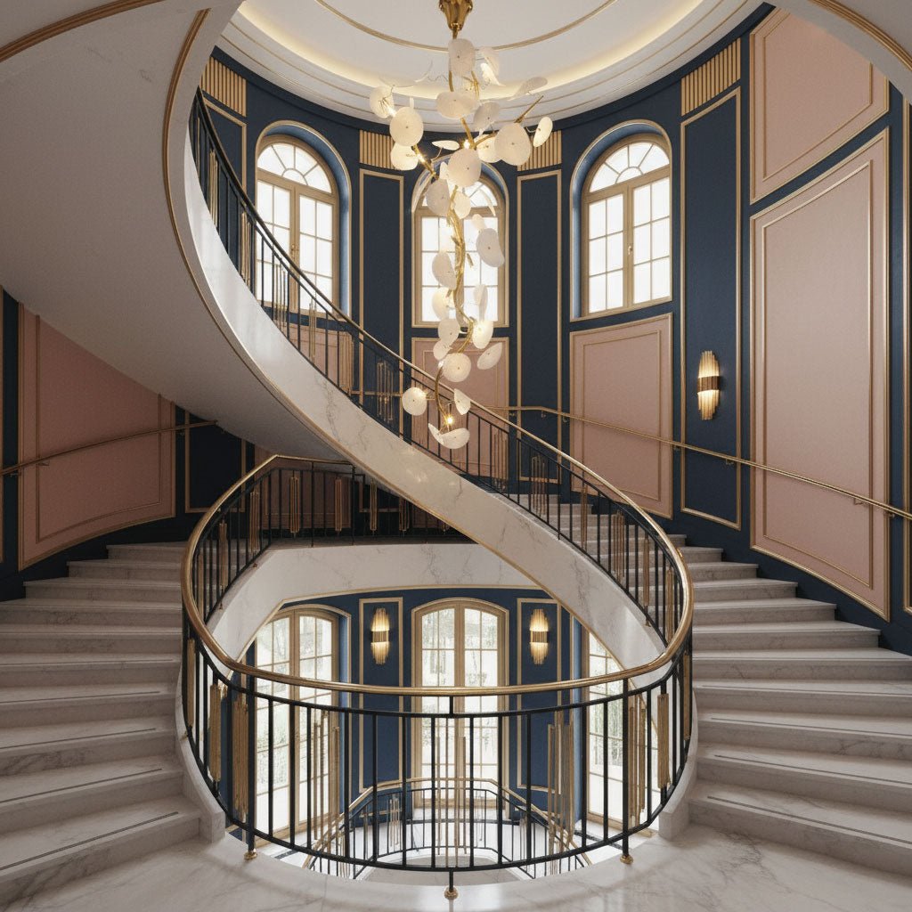 Nebula Petal Chandelier - Modern Design with Adjustable Brightness
