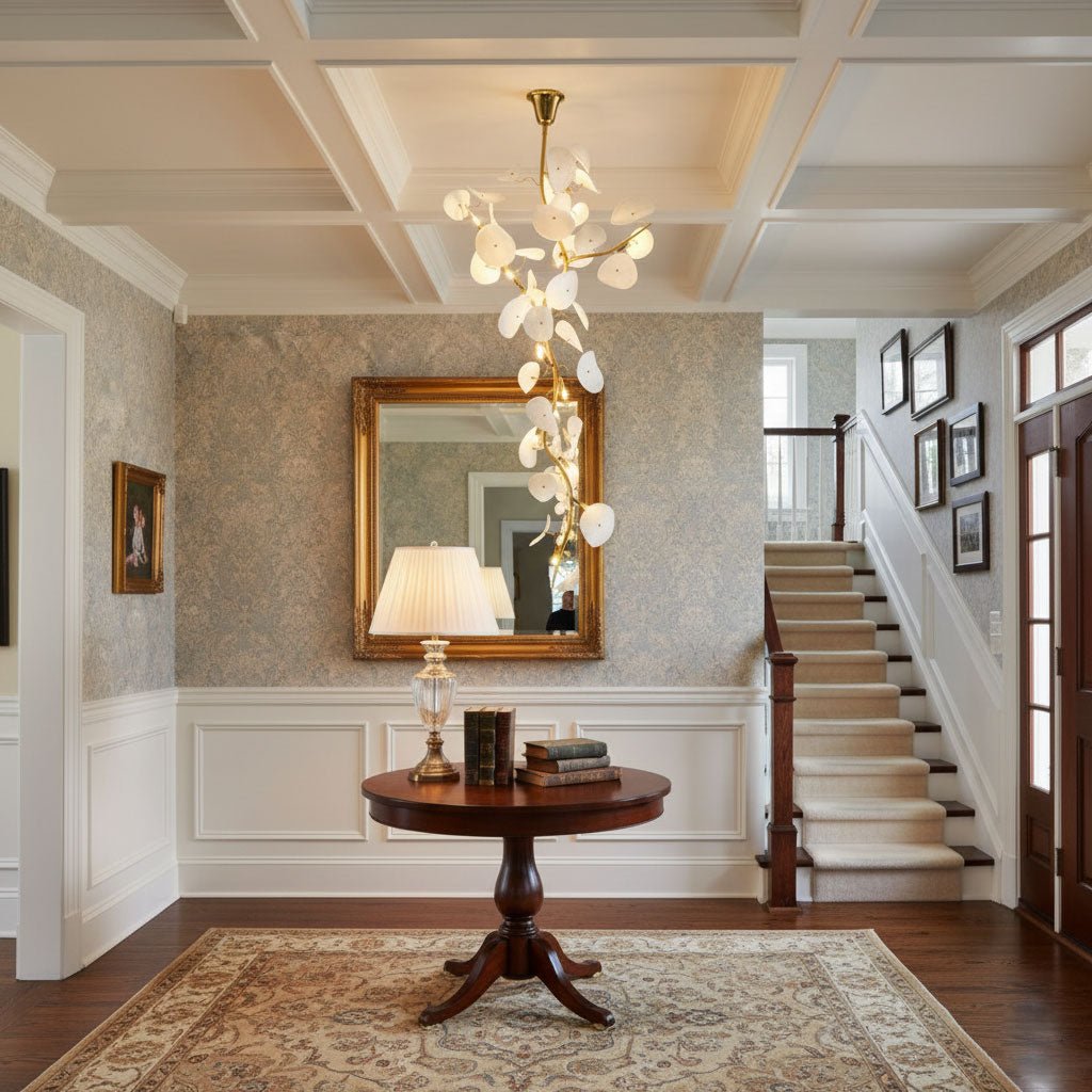 Nebula Petal Chandelier - Modern Design with Adjustable Brightness