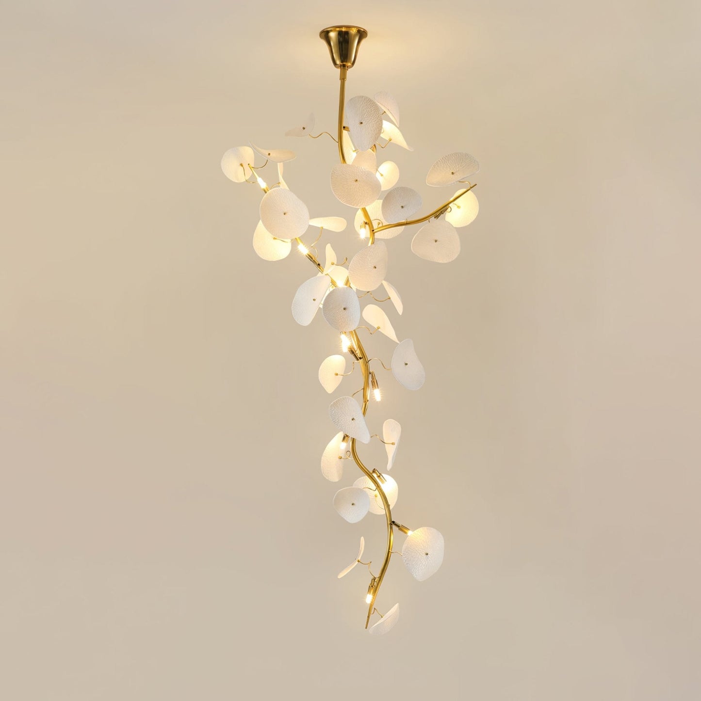 Nebula Petal Chandelier - Modern Design with Adjustable Brightness