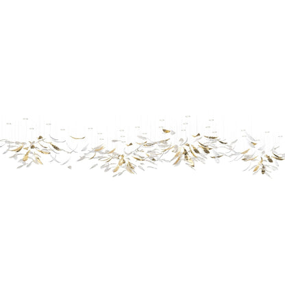 Nectar Leaves Chandelier - Elegant Design with Adjustable Brightness