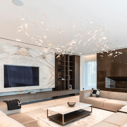 Nectar Leaves Chandelier - Elegant Design with Adjustable Brightness