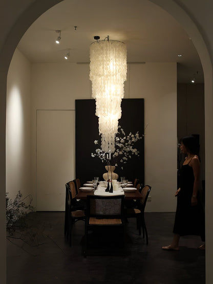 Nerida Shell Chandelier - Elegant Design with Adjustable Height & LED