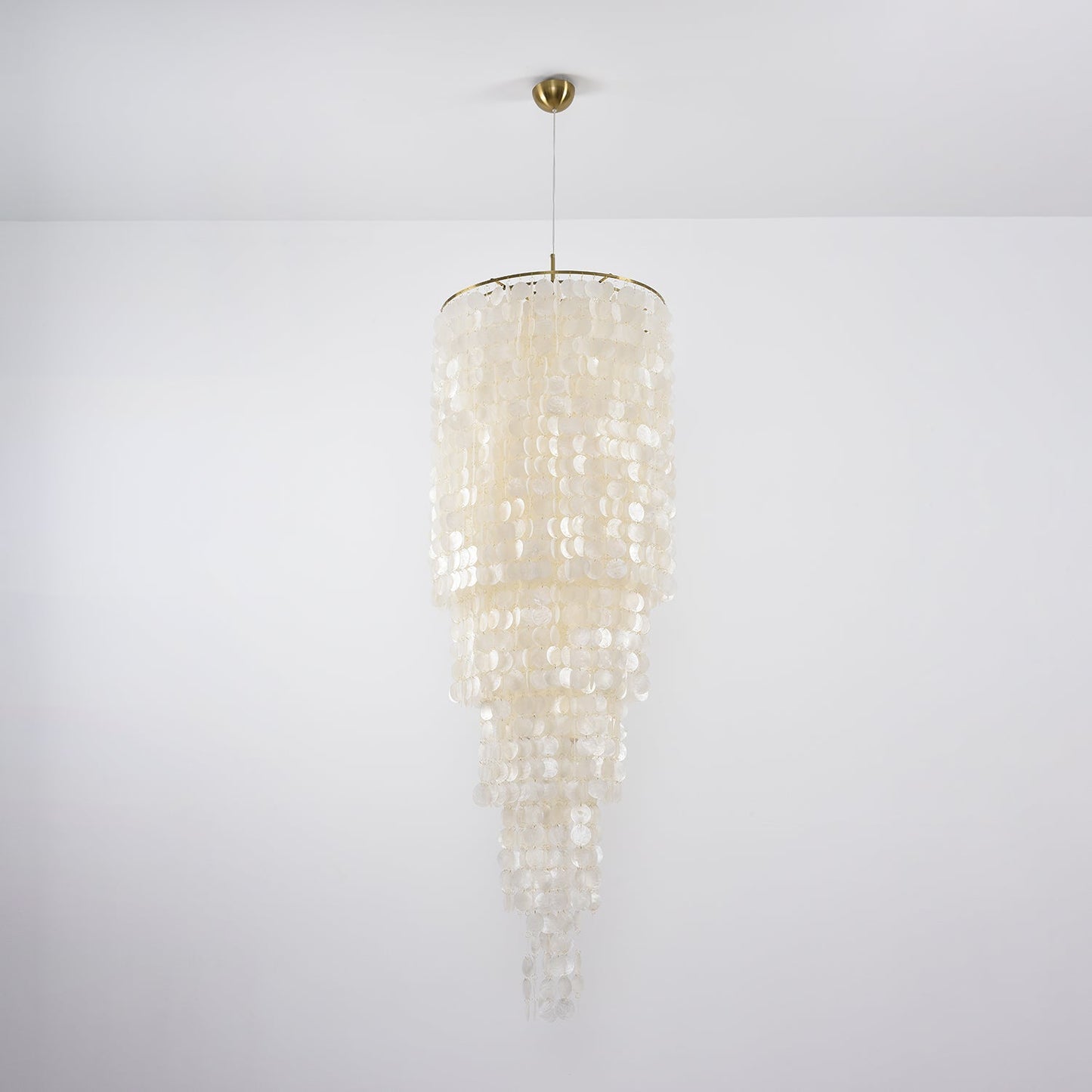 Nerida Shell Chandelier - Elegant Design with Adjustable Height & LED