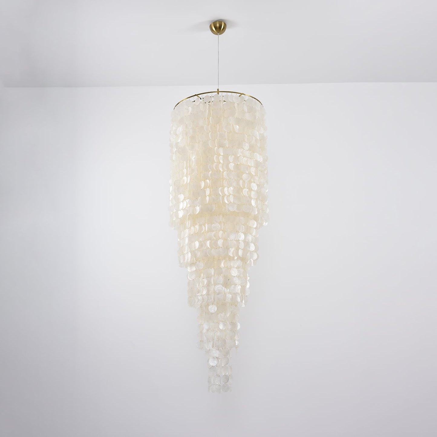 Nerida Shell Chandelier - Elegant Design with Adjustable Height & LED