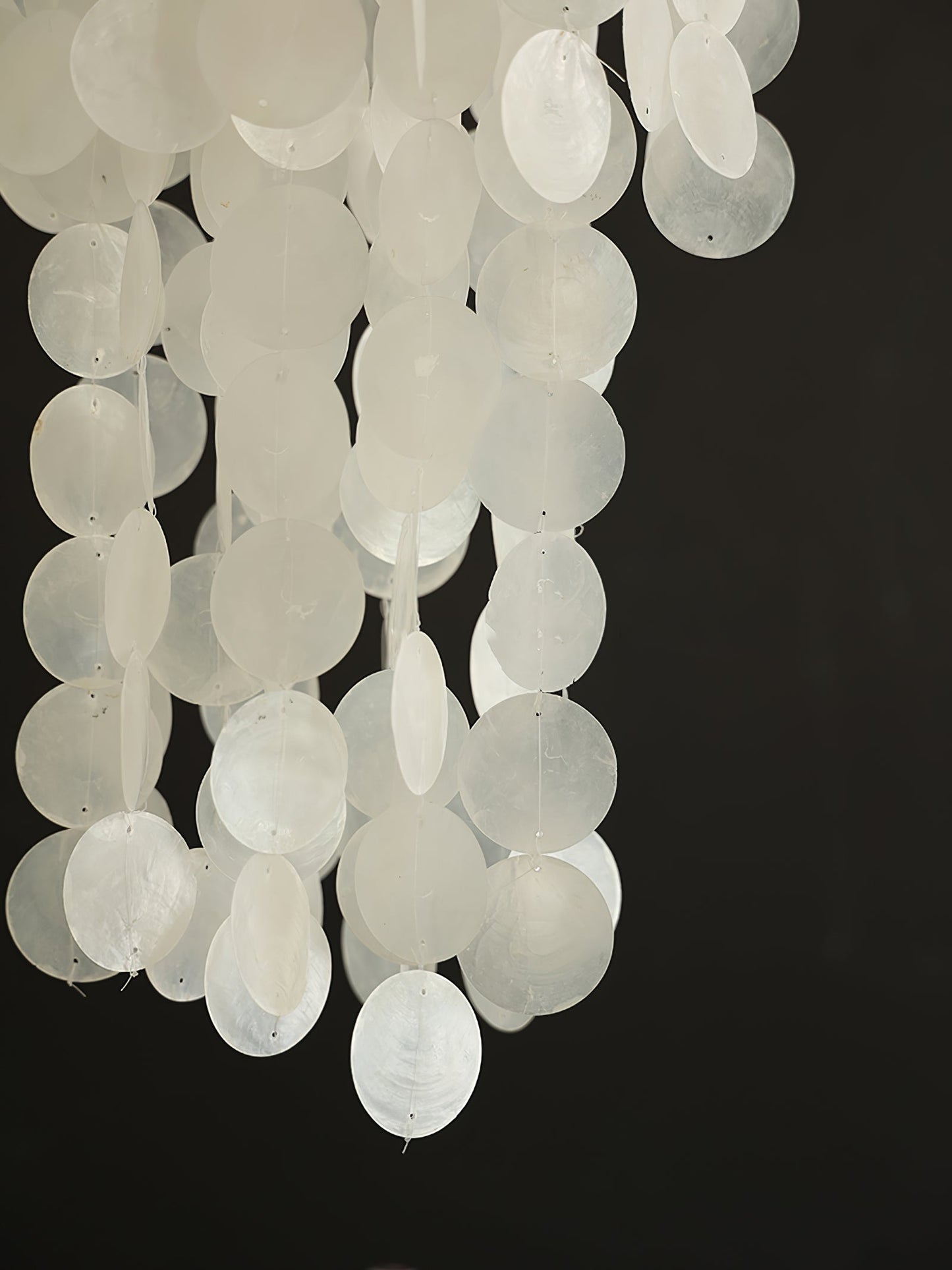 Nerida Shell Chandelier - Elegant Design with Adjustable Height & LED