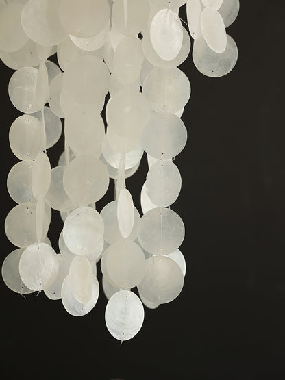 Nerida Shell Chandelier - Elegant Design with Adjustable Height & LED