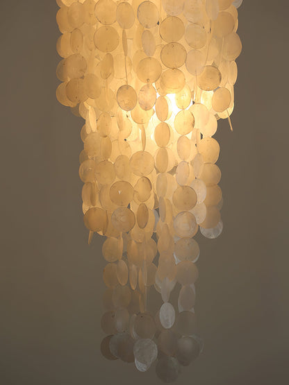 Nerida Shell Chandelier - Elegant Design with Adjustable Height & LED