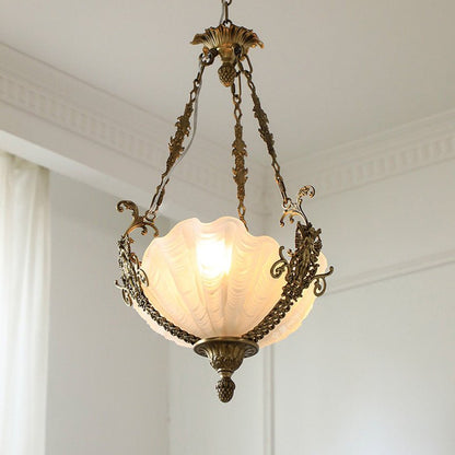 Nerina Brass Chandelier - Elegant Design with Adjustable Height & 6 Li