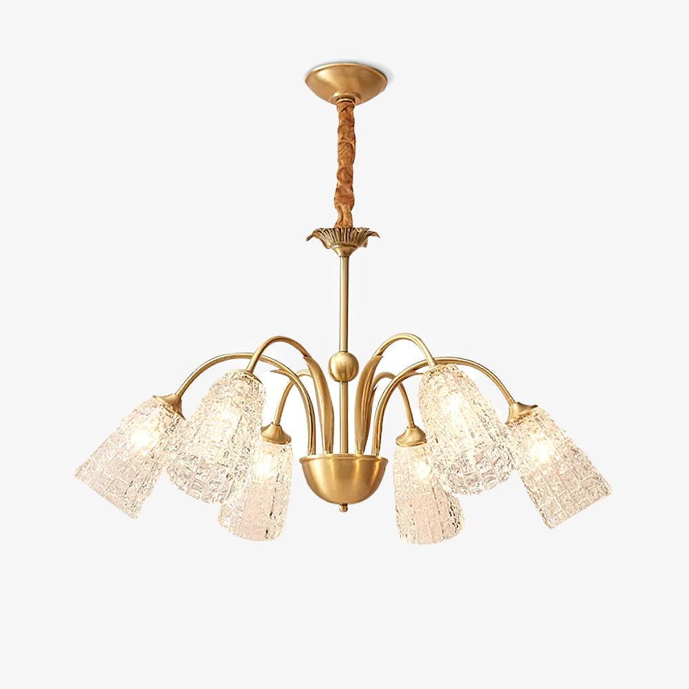 Nikoll Crystal Chandelier - Elegant Lighting with Adjustable Brightnes
