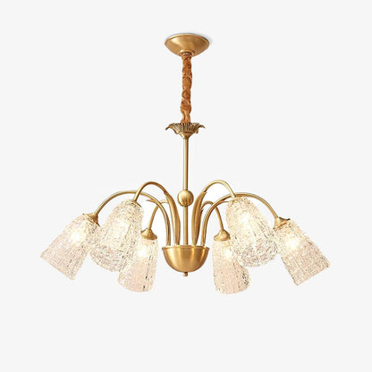 Nikoll Crystal Chandelier - Elegant Lighting with Adjustable Brightnes