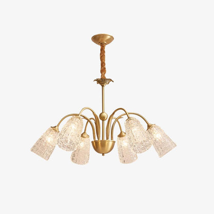 Nikoll Crystal Chandelier - Elegant Lighting with Adjustable Brightnes