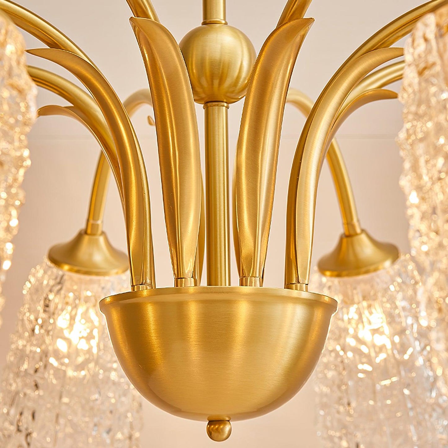Nikoll Crystal Chandelier - Elegant Lighting with Adjustable Brightnes