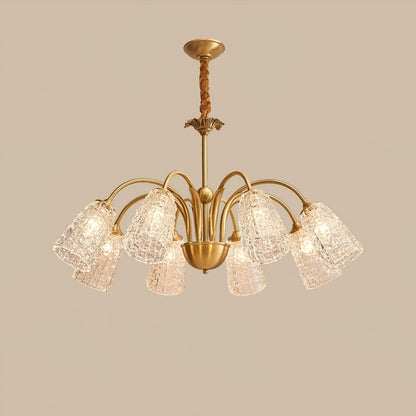 Nikoll Crystal Chandelier - Elegant Lighting with Adjustable Brightnes