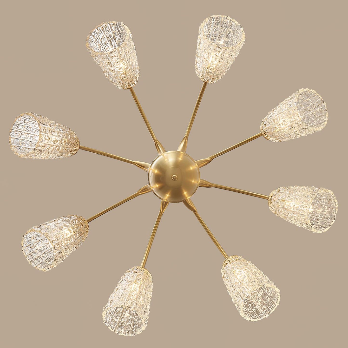 Nikoll Crystal Chandelier - Elegant Lighting with Adjustable Brightnes