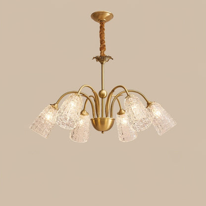 Nikoll Crystal Chandelier - Elegant Lighting with Adjustable Brightnes