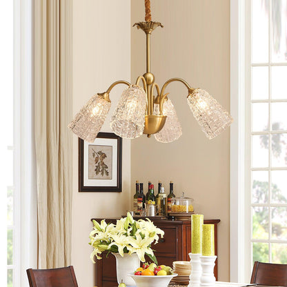Nikoll Crystal Chandelier - Elegant Lighting with Adjustable Brightnes