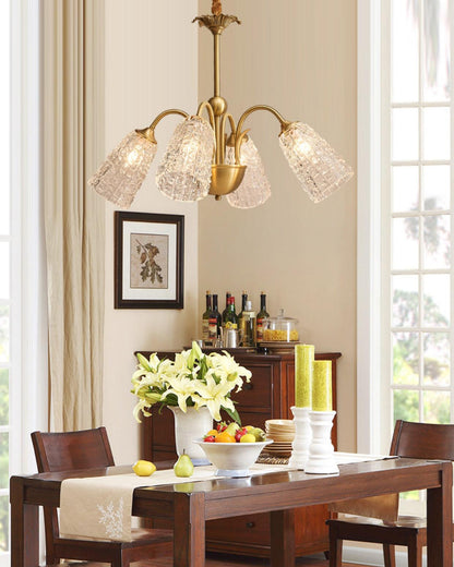 Nikoll Crystal Chandelier - Elegant Lighting with Adjustable Brightnes
