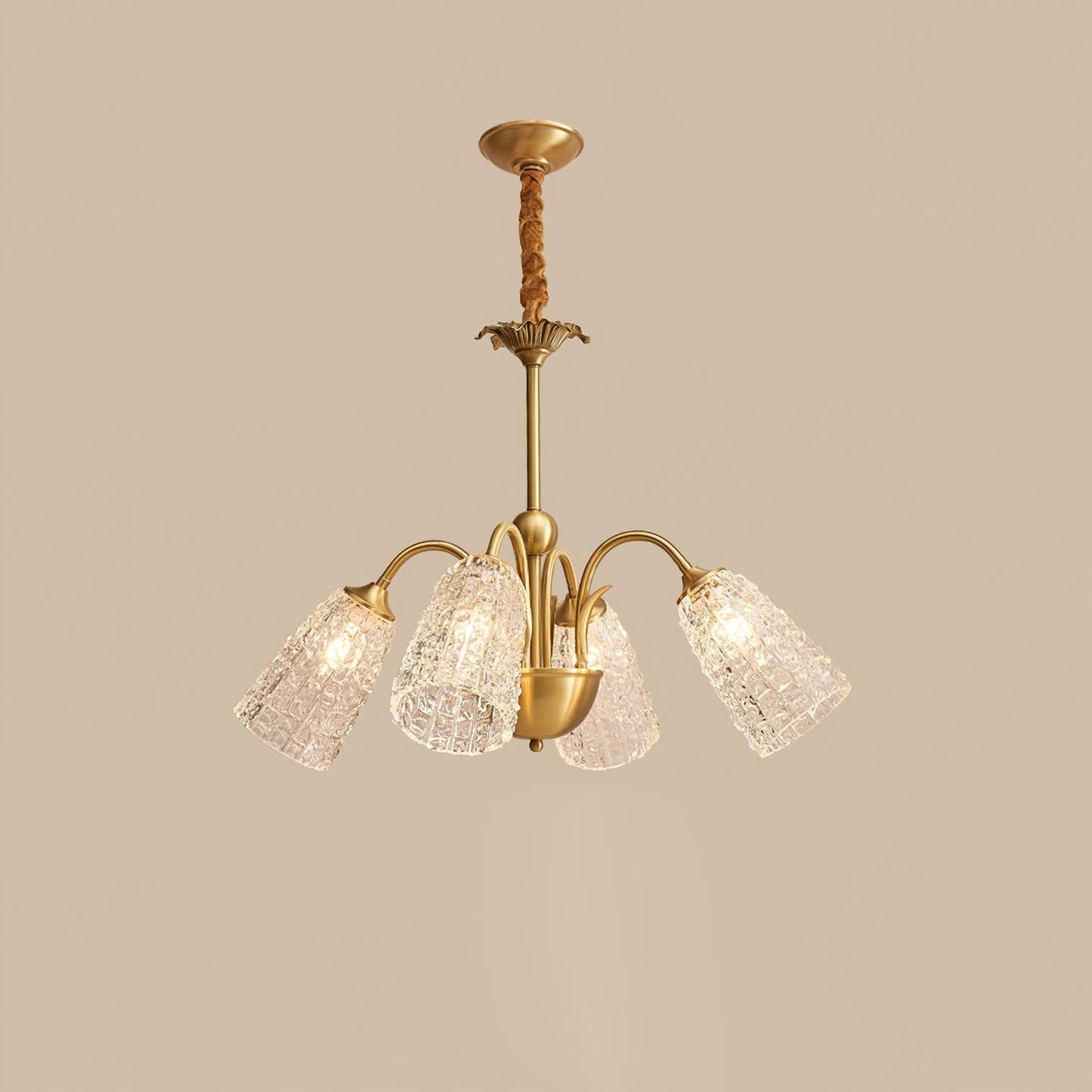 Nikoll Crystal Chandelier - Elegant Lighting with Adjustable Brightnes