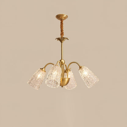 Nikoll Crystal Chandelier - Elegant Lighting with Adjustable Brightnes