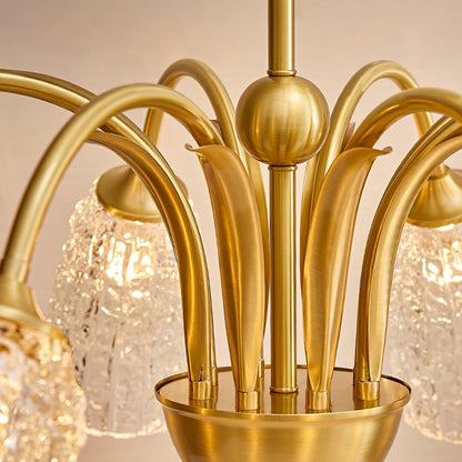 Nikoll Crystal Chandelier - Elegant Lighting with Adjustable Brightnes