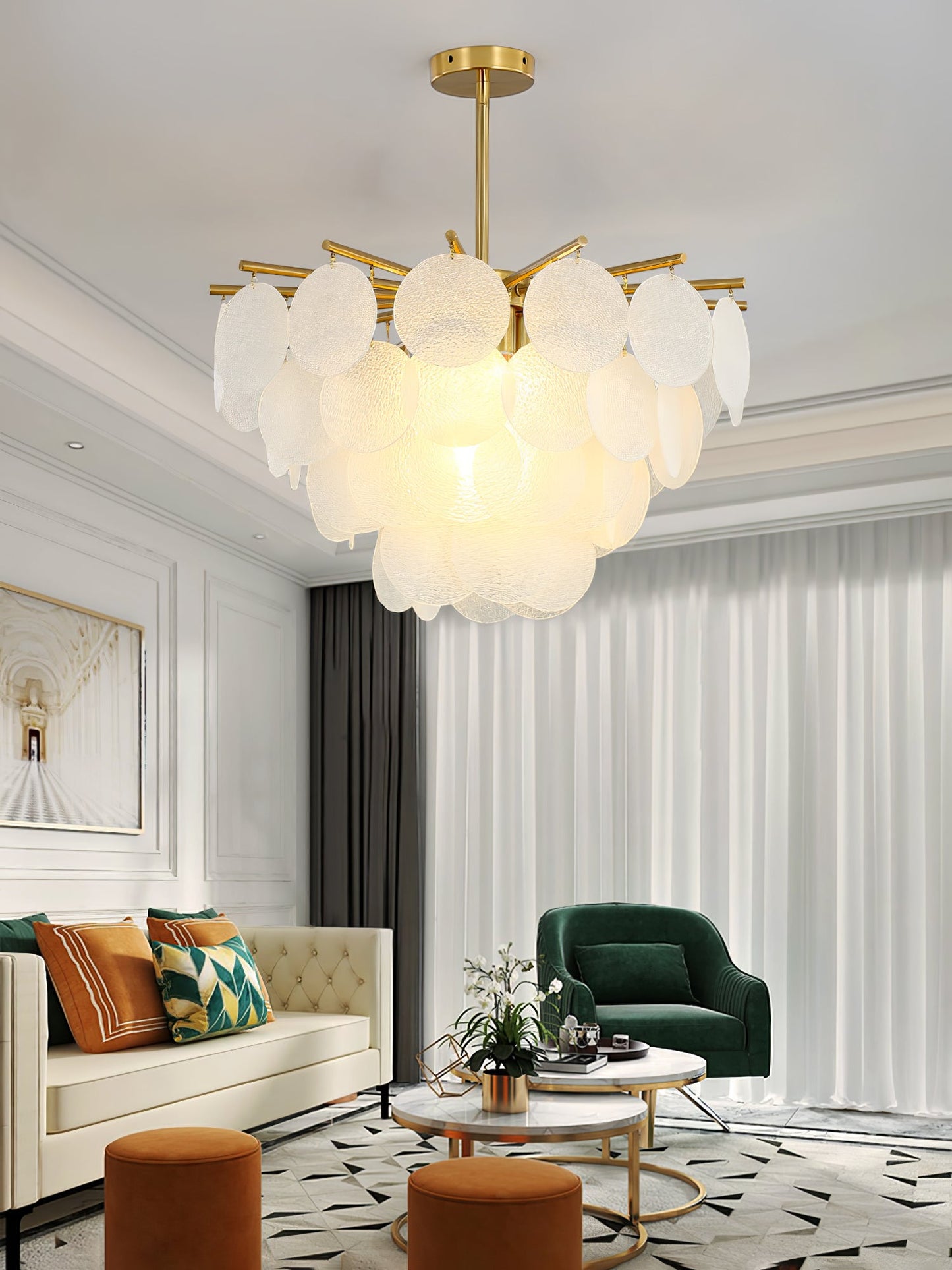 Nimbus Chandelier - Modern Pendant Light with Adjustable Brightness