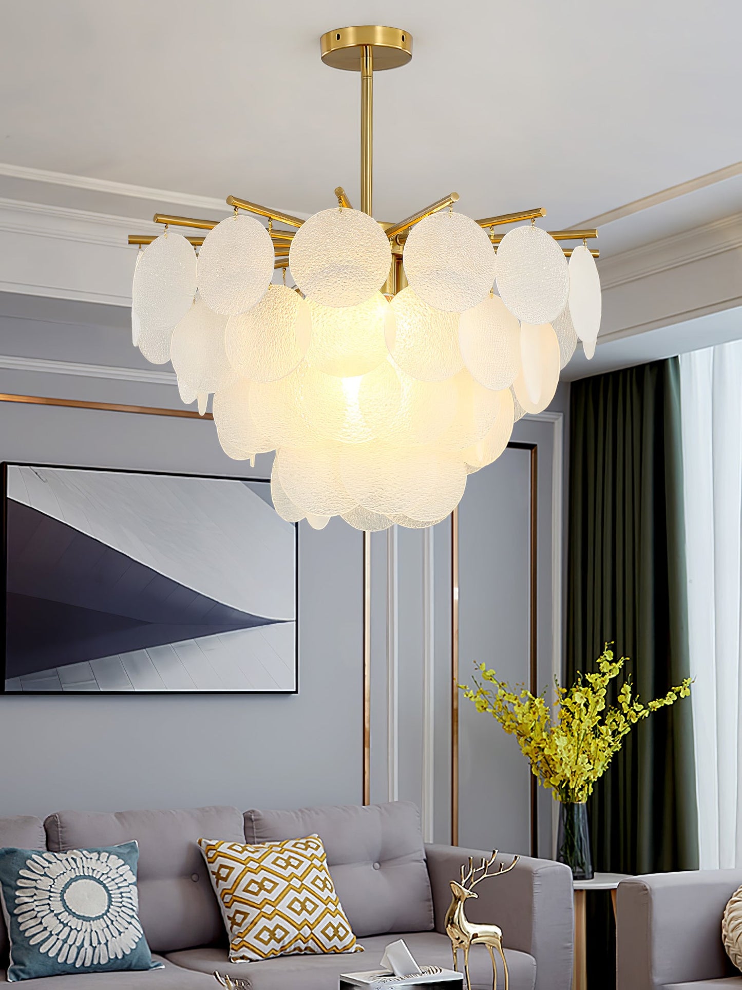 Nimbus Chandelier - Modern Pendant Light with Adjustable Brightness