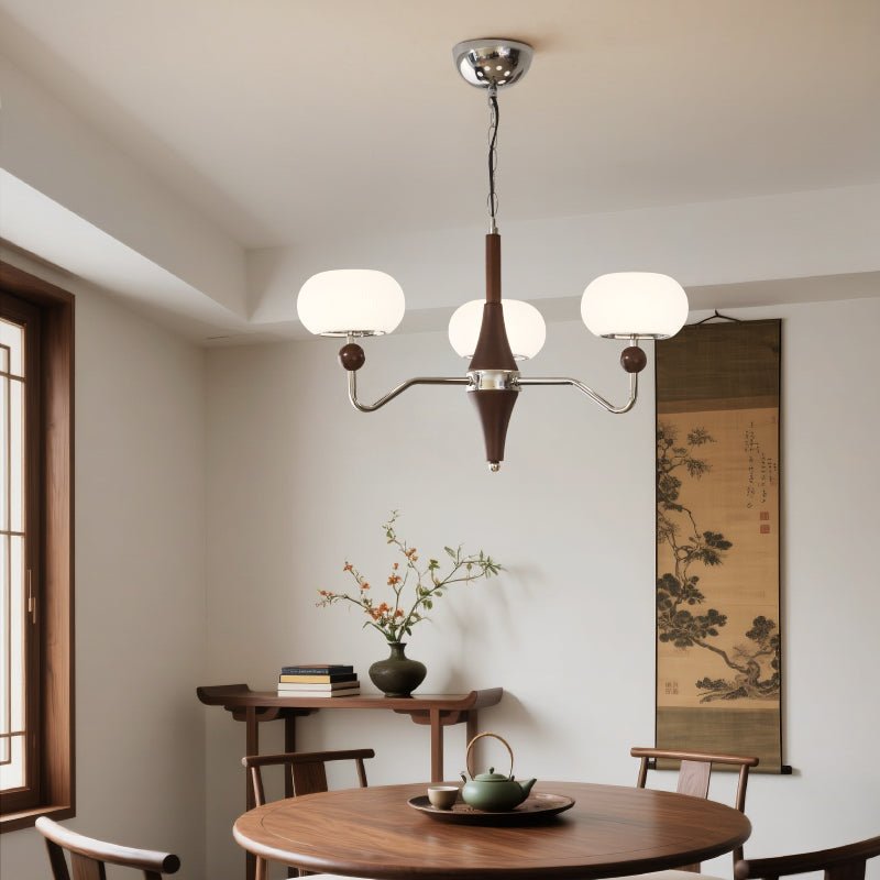 Nimira Chandelier - Elegant Design with Adjustable Height & LED Lighti