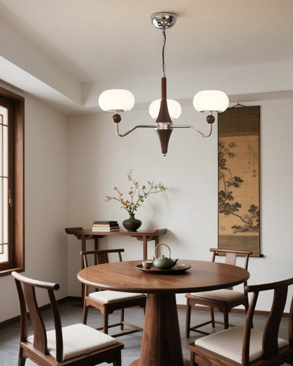 Nimira Chandelier - Elegant Design with Adjustable Height & LED Lighti