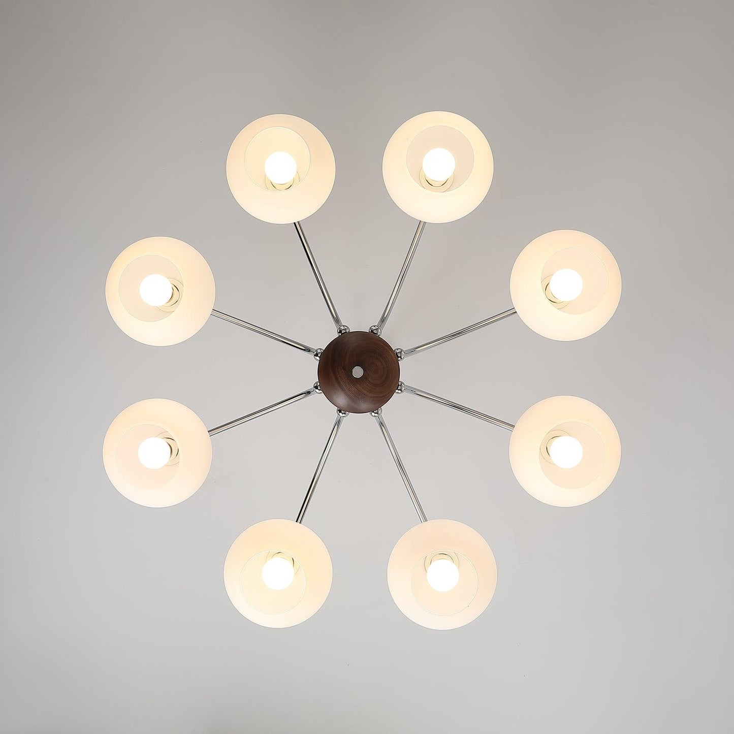 Noir Larenta Modern Chandelier with Adjustable Height & Elegant Design