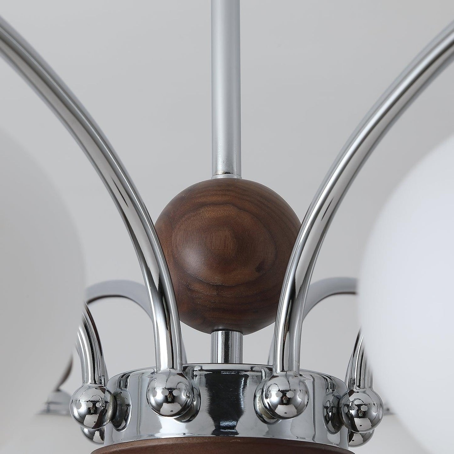 Noir Larenta Modern Chandelier with Adjustable Height & Elegant Design