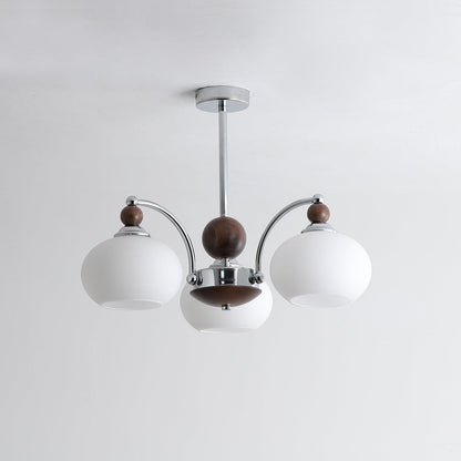 Noir Larenta Modern Chandelier with Adjustable Height & Elegant Design