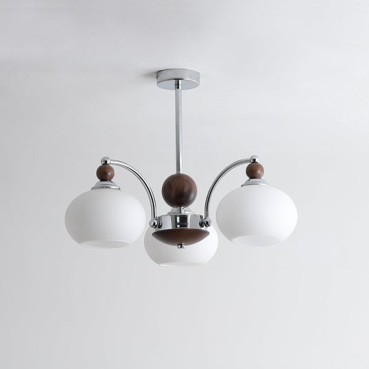 Noir Larenta Modern Chandelier with Adjustable Height & Elegant Design
