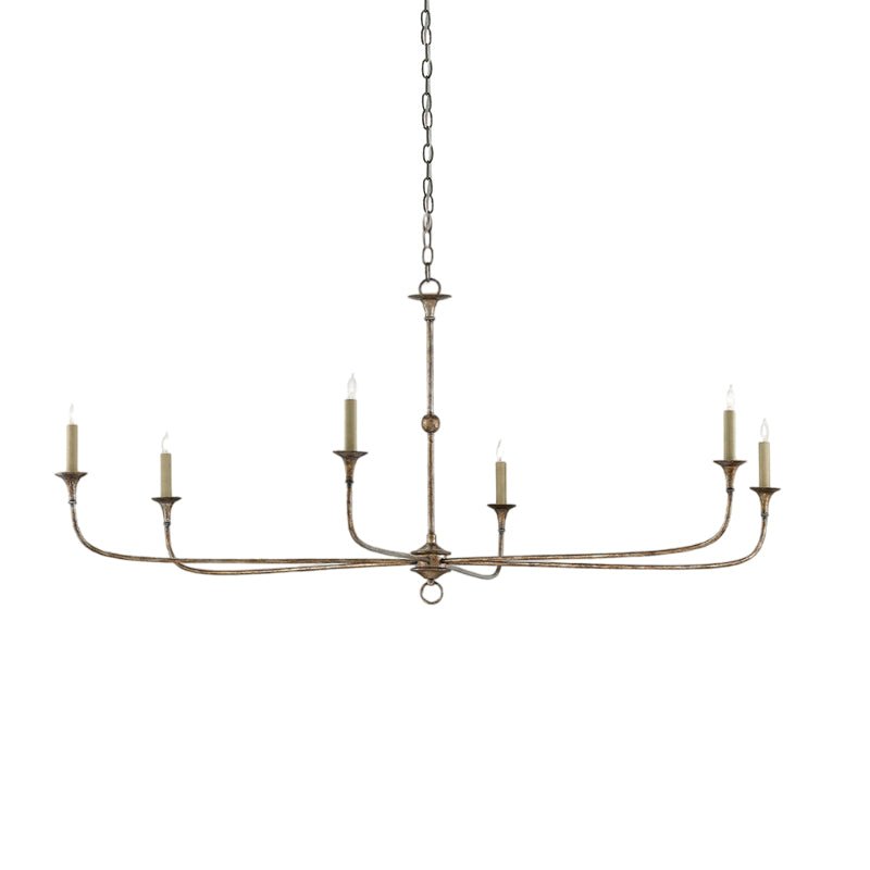 Elara Candle Chandelier - Elegant Design with Adjustable Height & LED