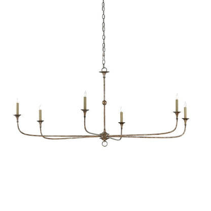 Elara Candle Chandelier - Elegant Design with Adjustable Height & LED