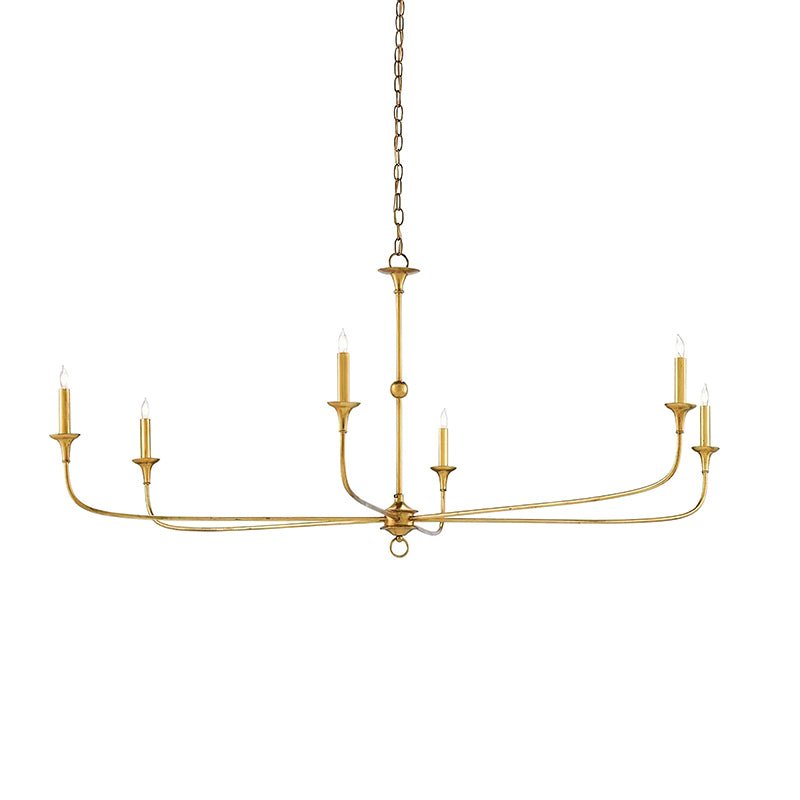 Elara Candle Chandelier - Elegant Design with Adjustable Height & LED