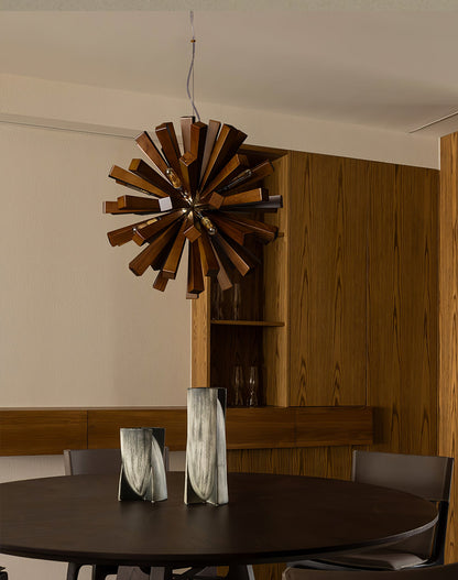 Nova Burst Chandelier - Modern Design with Adjustable Brightness & Ene