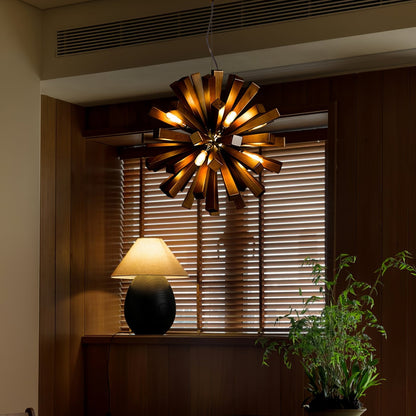 Nova Burst Chandelier - Modern Design with Adjustable Brightness & Ene