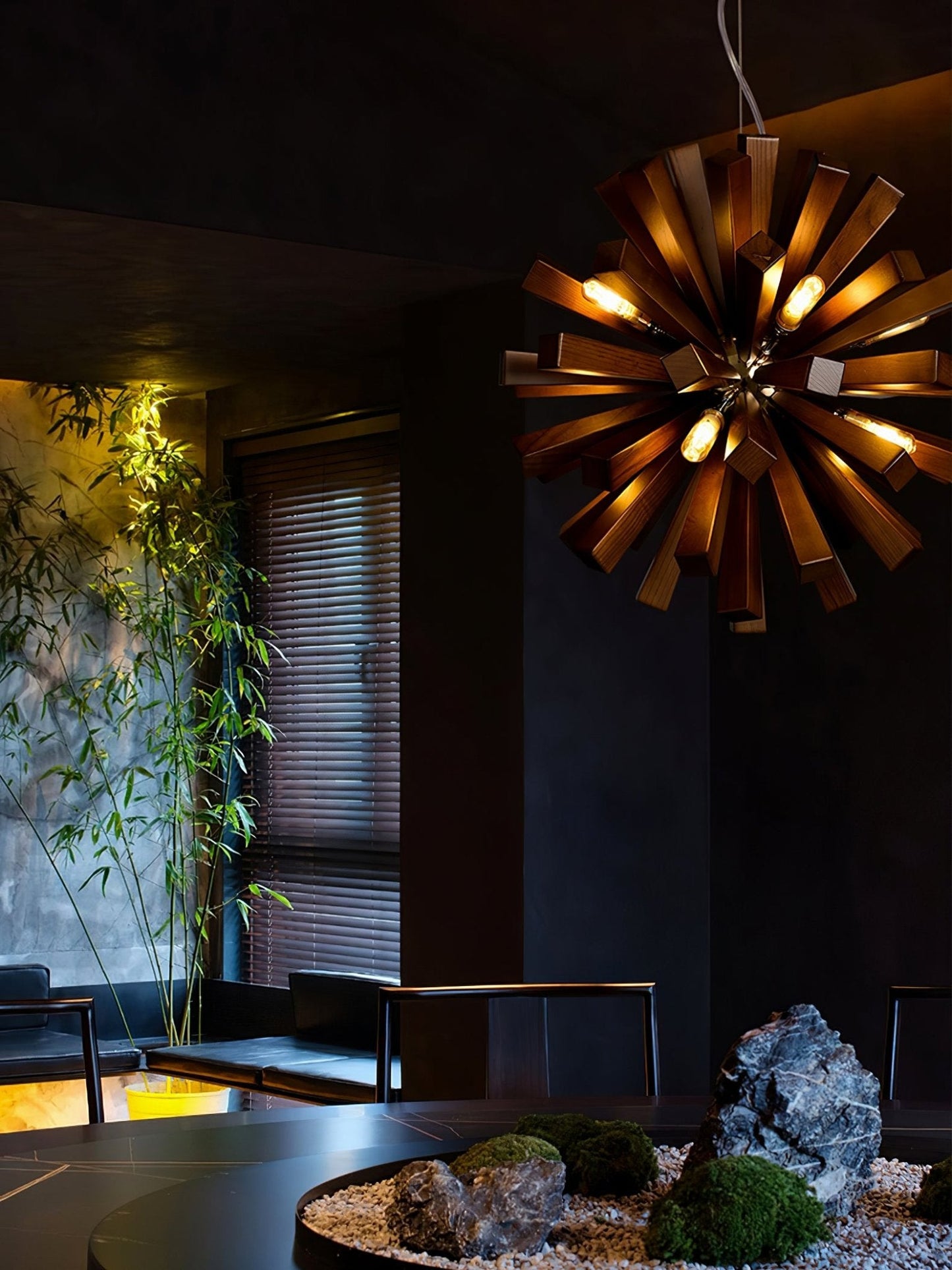 Nova Burst Chandelier - Modern Design with Adjustable Brightness & Ene