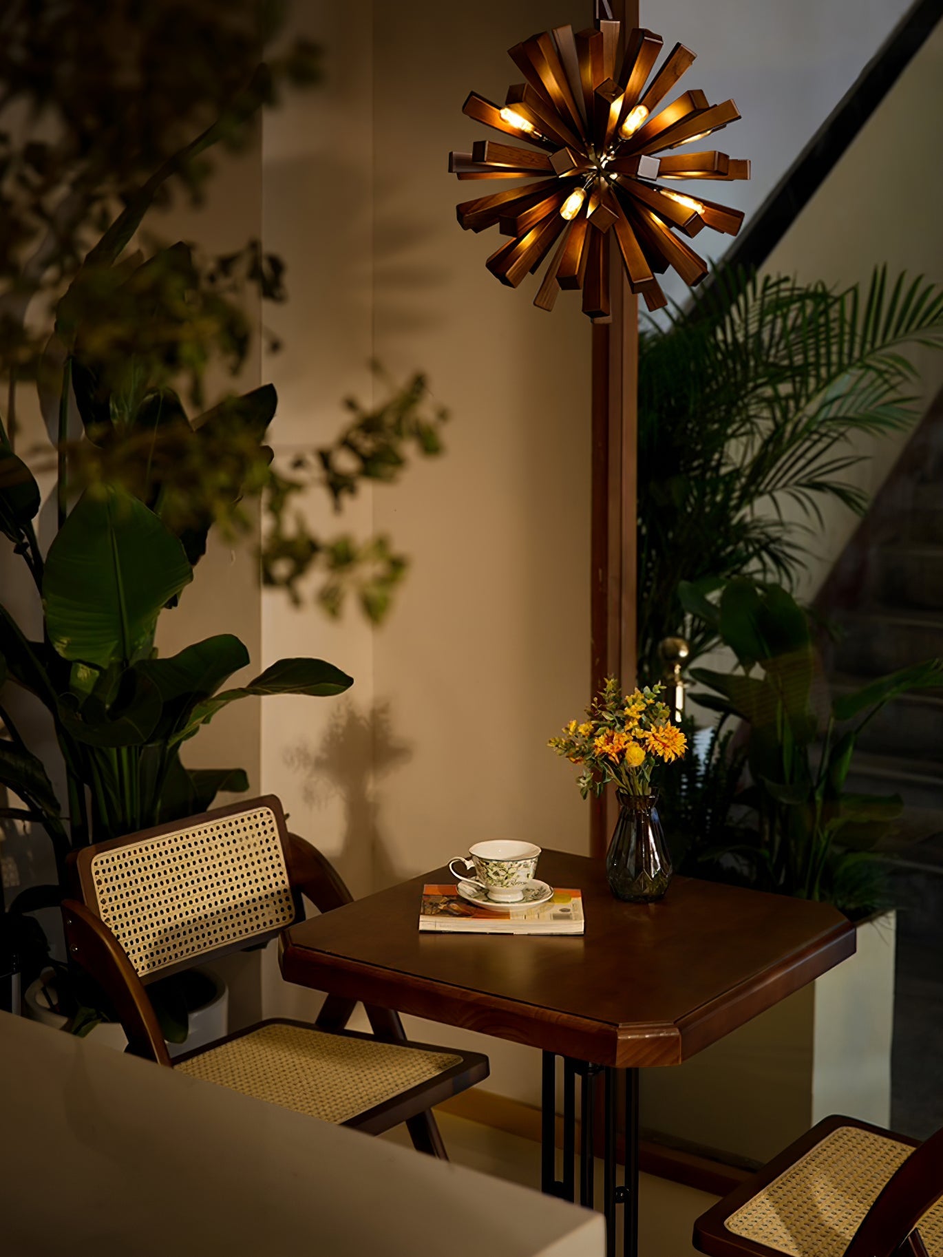 Nova Burst Chandelier - Modern Design with Adjustable Brightness & Ene