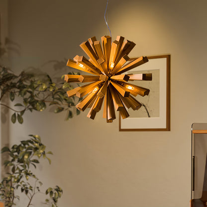 Nova Burst Chandelier - Modern Design with Adjustable Brightness & Ene