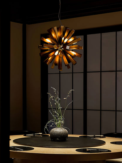 Nova Burst Chandelier - Modern Design with Adjustable Brightness & Ene