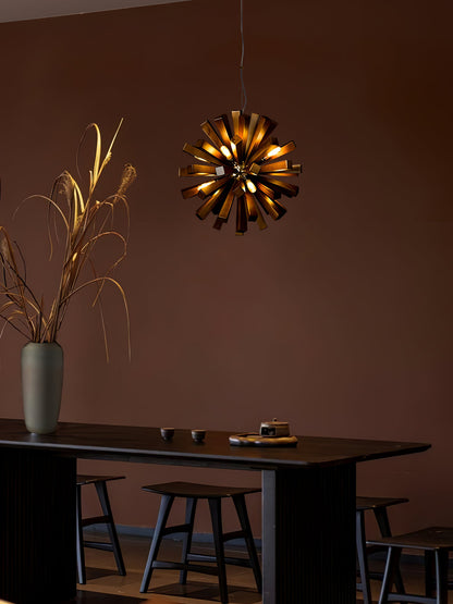 Nova Burst Chandelier - Modern Design with Adjustable Brightness & Ene