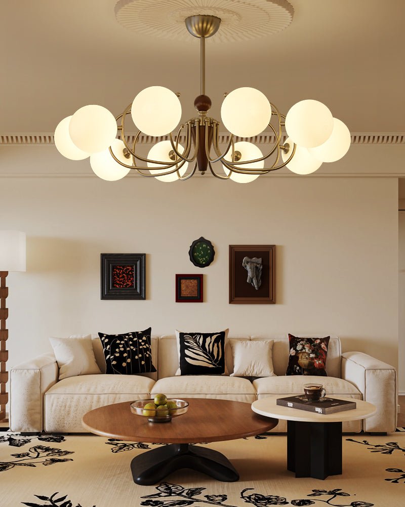 Nova Grove Modern Chandelier - Elegant Design, Adjustable Height