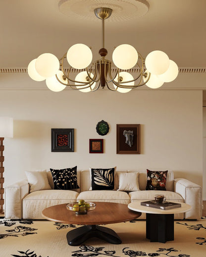 Nova Grove Modern Chandelier - Elegant Design, Adjustable Height