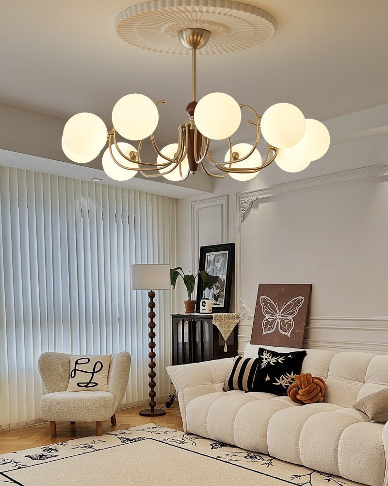 Nova Grove Modern Chandelier - Elegant Design, Adjustable Height