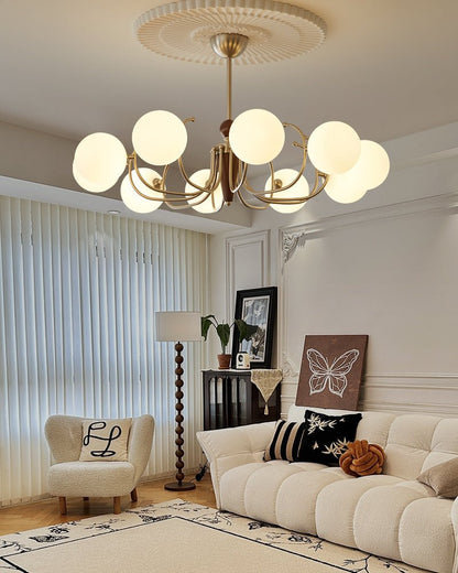 Nova Grove Modern Chandelier - Elegant Design, Adjustable Height