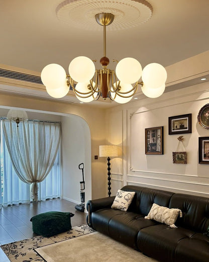 Nova Grove Modern Chandelier - Elegant Design, Adjustable Height
