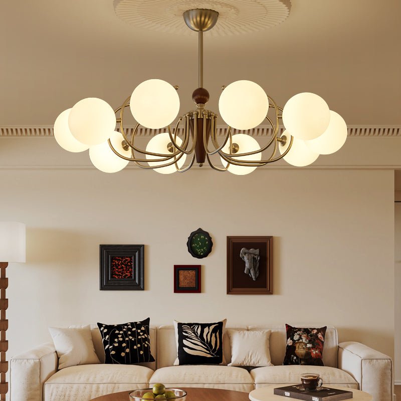 Nova Grove Modern Chandelier - Elegant Design, Adjustable Height