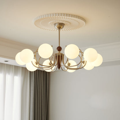 Nova Grove Modern Chandelier - Elegant Design, Adjustable Height