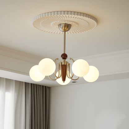 Nova Grove Modern Chandelier - Elegant Design, Adjustable Height